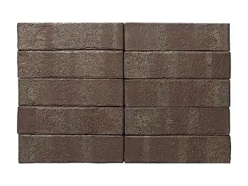 Кирпич керамический лицевой ОСМиБТ коричневый антик с посыпкой 1 НФ в Тюмени