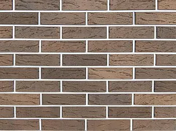 Клинкер фасадный Керма Premium Klinker одинарный Коричневый рустик в Тюмени