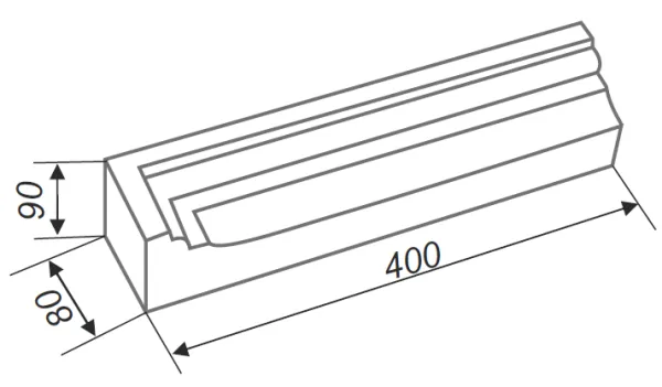 Наличник угловой левый арт. АН1-Л в Тюмени
