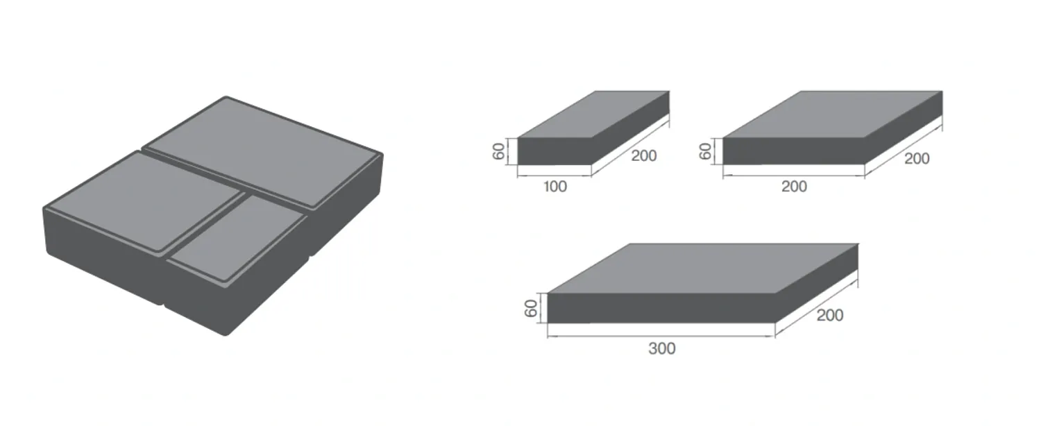 Тротуарная плитка BRAER Мозаика Тротуарная плитка BRAER Мозаика