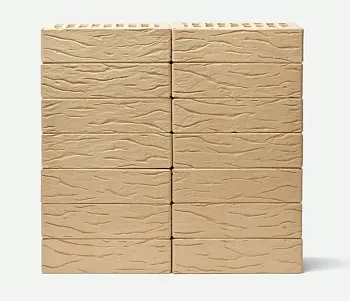 Кирпич керамический лицевой ОСМиБТ слоновая кость рустик 0,7 НФ в Тюмени