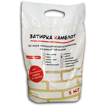 Затирка Камелот №6 бежевая, 5кг