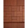 Плитка клинкерная тротуарная ЛСР Эдинбург темно-красный Бордюр 200*100*50 в Тюмени