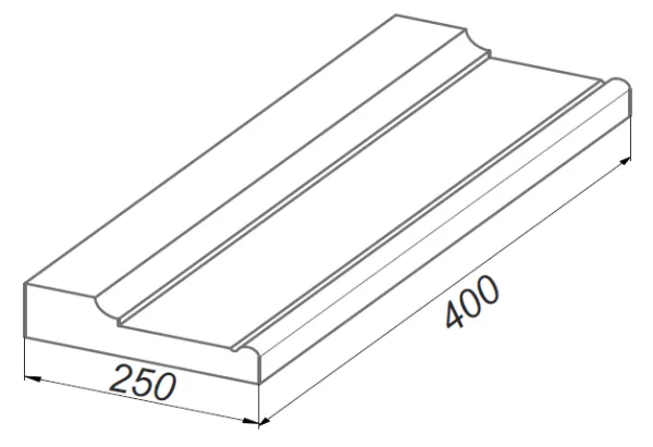 Наличник прямой арт АН6 – купить по низкой цене в Тюмени в интернет-магазине Стройснаб Наличник прямой арт АН6 в Тюмени