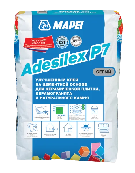 Клей для плитки Mapei Adesilex P7