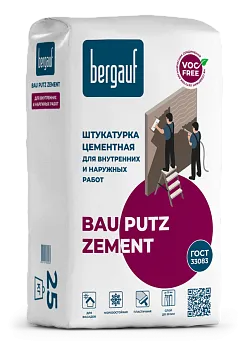 Штукатурка цементная  Бергауф Bau Putz Zement 25кг