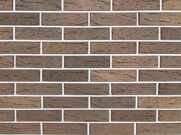 Клинкер фасадный Керма Premium Klinker 0,5 НФ Коричневый рустик в Тюмени