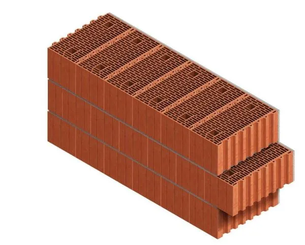 Керамический поризованный блок Porotherm 51 14,3 НФ – купить по низкой цене в Тюмени в интернет-магазине Стройснаб Керамический поризованный блок Porotherm 51 14,3 НФ в Тюмени