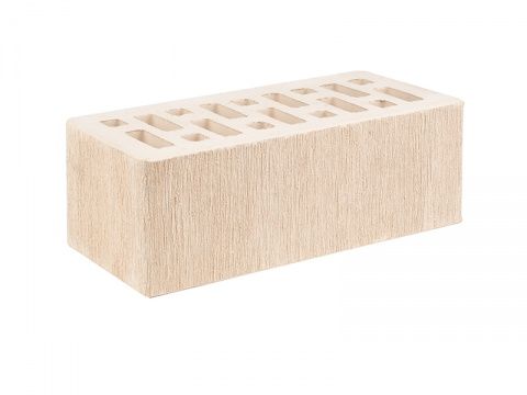 Кирпич керамический лицевой ЖКЗ белый бархат 1,4 НФ в Тюмени