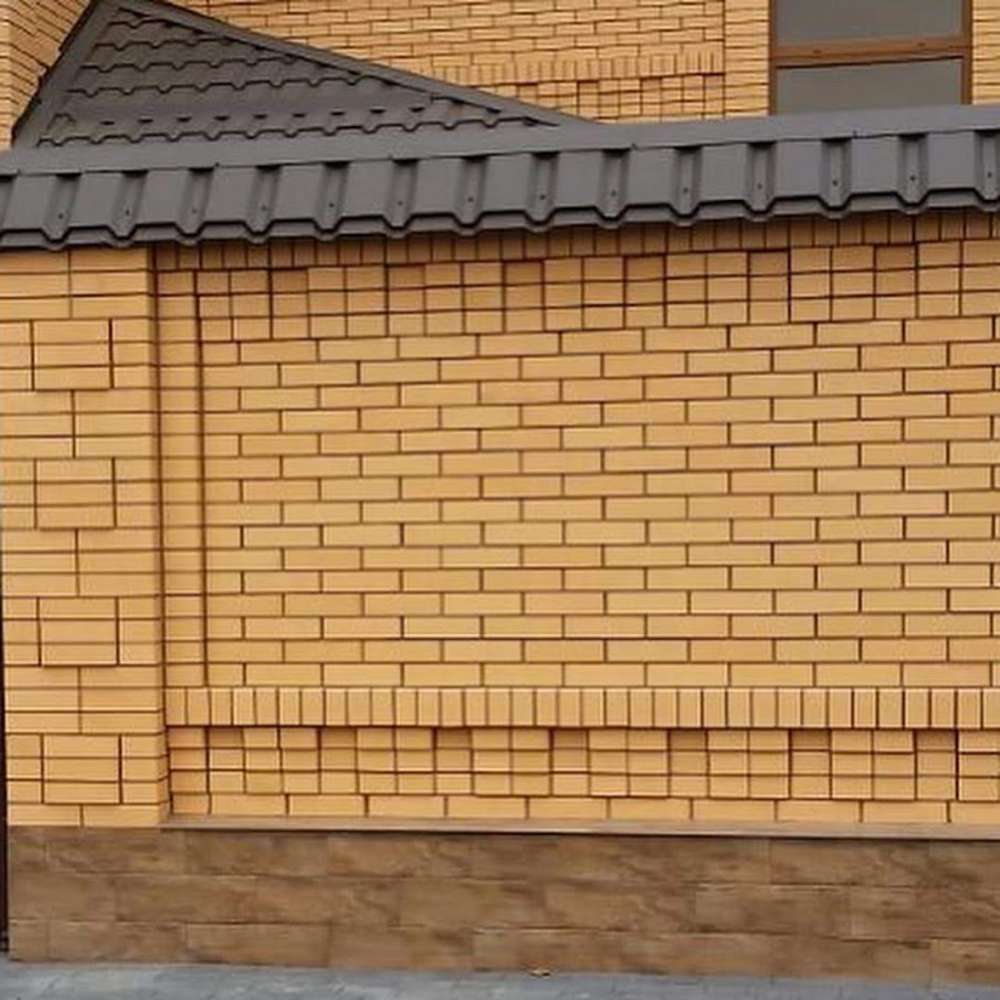 Кирпич керамический лицевой ЖКЗ соломенный гладкий 0,5 НФ – купить по низкой цене в Тюмени в интернет-магазине Стройснаб Кирпич керамический лицевой ЖКЗ соломенный гладкий 0,5 НФ в Тюмени