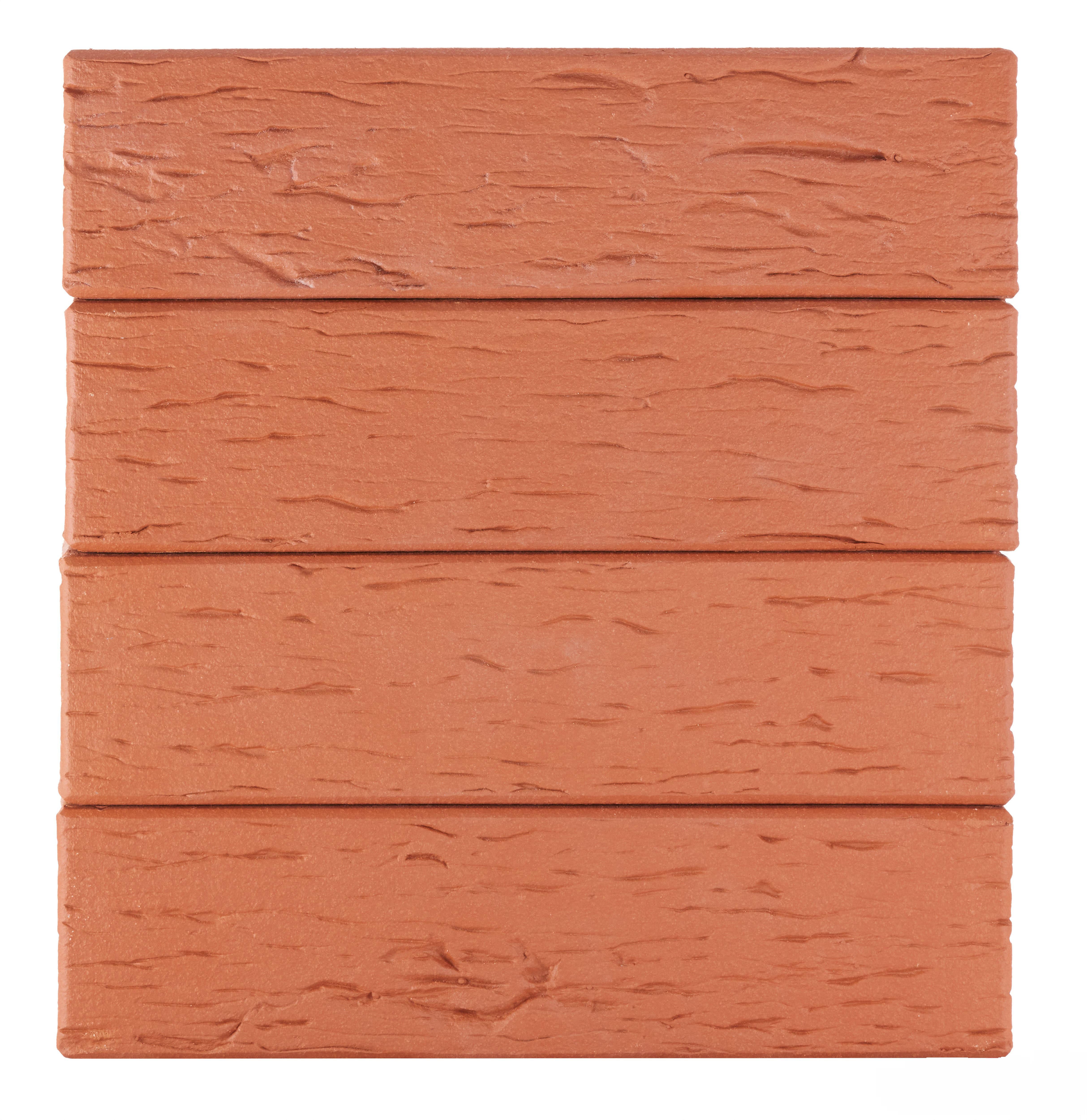 Клинкер фасадный ЛСР 0,71 НФ красный "Лондон" береста – купить по низкой цене в Тюмени в интернет-магазине Стройснаб Клинкер фасадный ЛСР 0,71 НФ красный "Лондон" береста в Тюмени