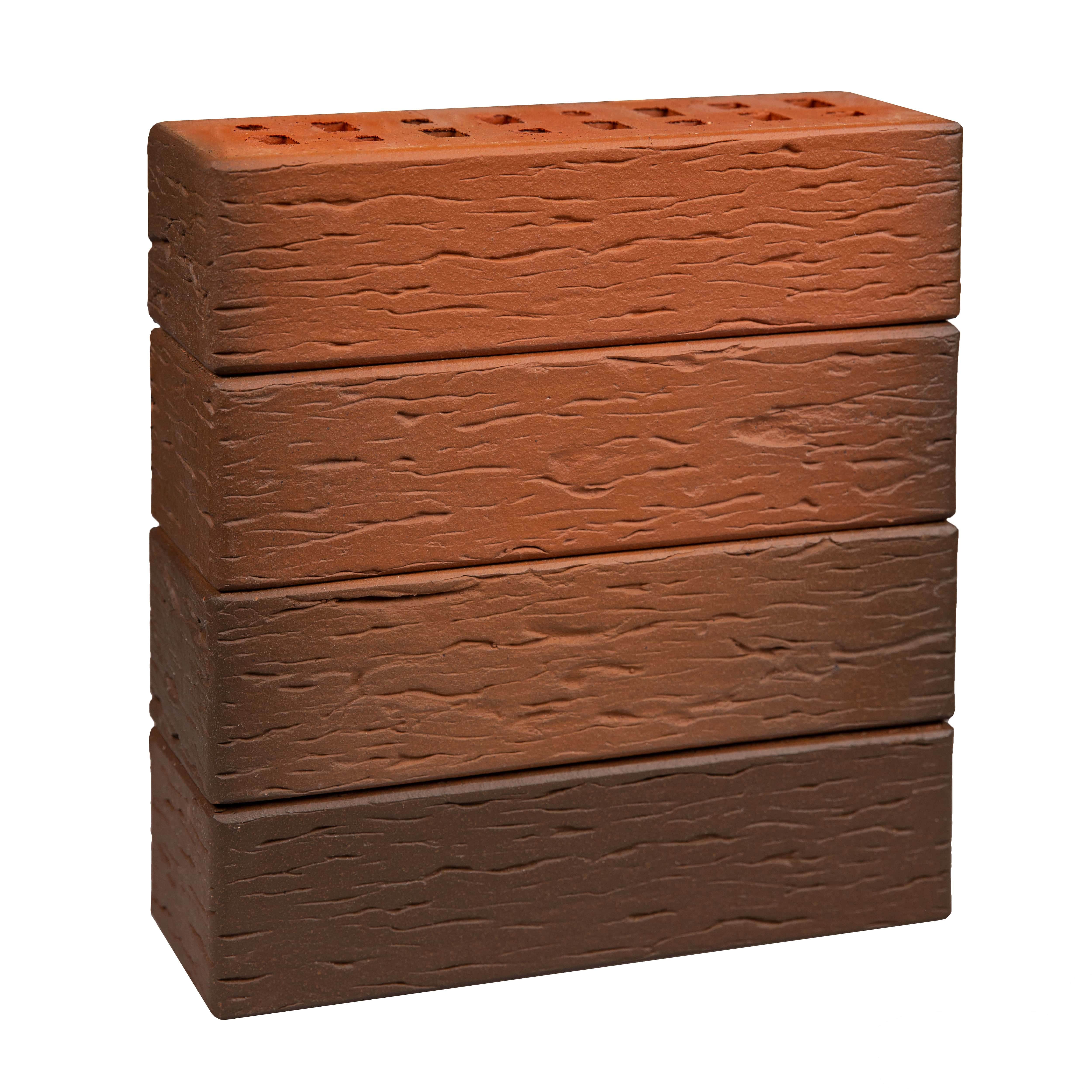 Клинкер фасадный ЛСР 0,71 НФ красный флешинг "Ноттингем" береста – купить по низкой цене в Тюмени в интернет-магазине Стройснаб Клинкер фасадный ЛСР 0,71 НФ красный флешинг "Ноттингем" береста в Тюмени