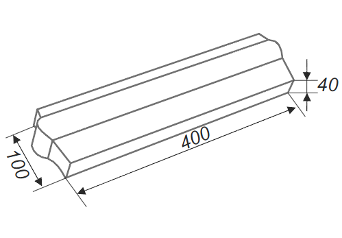 Карниз угловой левый арт. АК1-Л в Тюмени