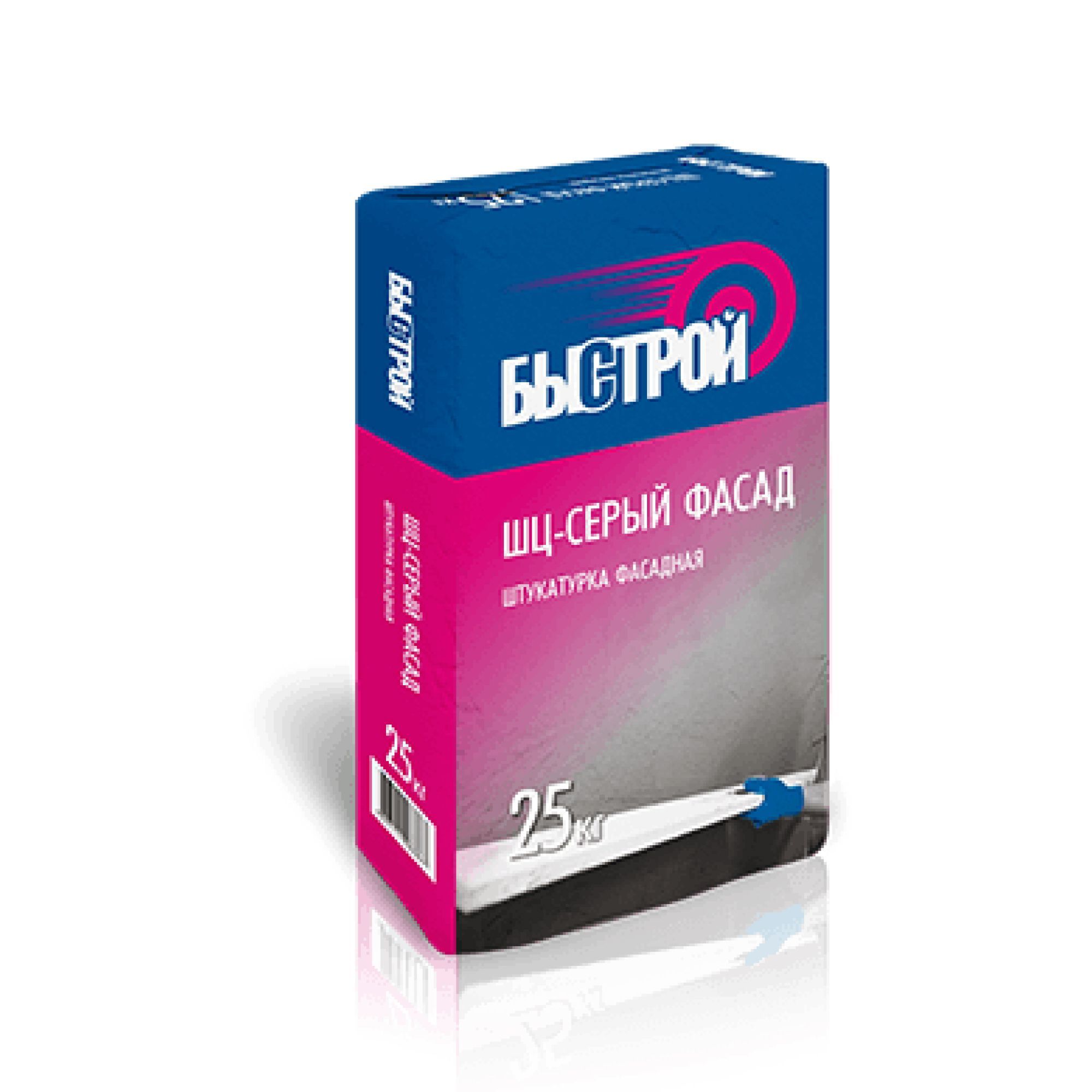 Штукатурка цементная Быстрой ШЦ-серый фасад универсальная 25кг – купить по низкой цене в Тюмени в интернет-магазине Стройснаб Штукатурка цементная Быстрой ШЦ-серый фасад универсальная 25кг