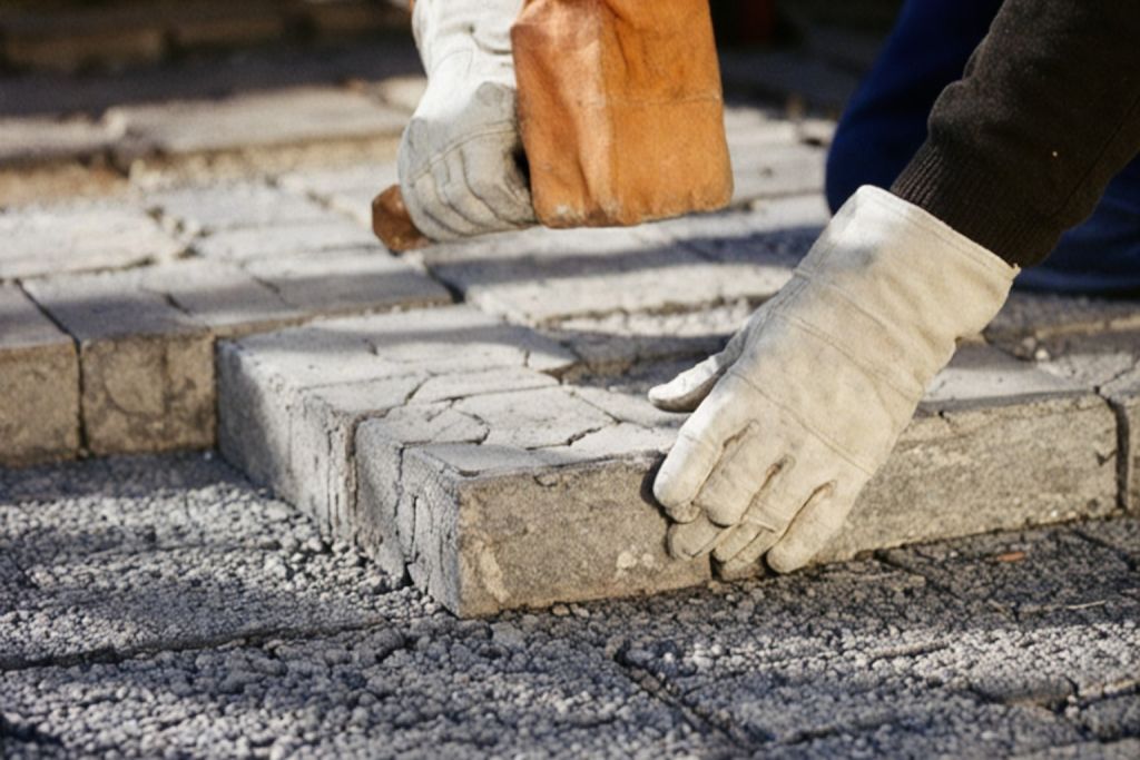 Нарушение технологии укладки основания