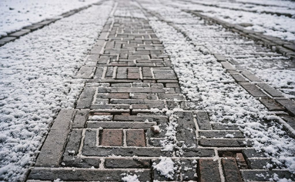 Как избежать подъема плитки зимой?