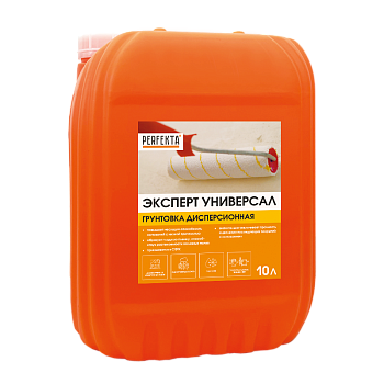PERFEKTA Грунтовка дисперсионная Эксперт Универсал, 10 л – купить по низкой цене в Тюмени в интернет-магазине Стройснаб PERFEKTA Грунтовка дисперсионная Эксперт Универсал, 10 л