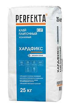 PERFEKTA Клей плиточный Хардфикс Зимняя серия, 25 кг