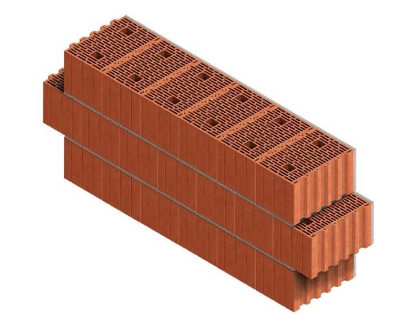 Керамический поризованный блок Porotherm 38 10,7 НФ в Тюмени