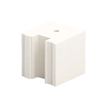 Блок силикатный Поревит стеновой СБПу-250 в Тюмени