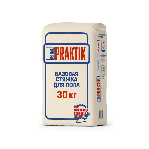 Стяжка для пола Bergauf Praktik М200 грубый ровнитель 30кг