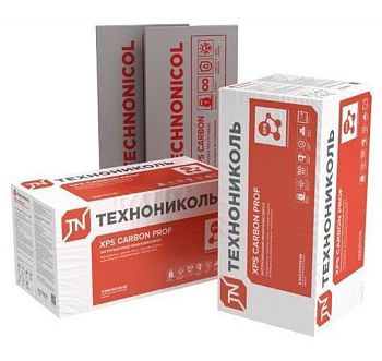Экструзионный пенополистирол (XPS) ТЕХНОНИКОЛЬ Carbon Prof 1180х580х100 мм, 4 шт