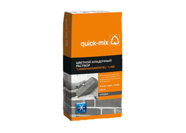 Квик Микс (Quick-mix) LHM Цветной кладочный раствор "Landhausmörtel", бежево-белый ЗИМНИЙ – купить по низкой цене в Тюмени в интернет-магазине Стройснаб Квик Микс (Quick-mix) LHM Цветной кладочный раствор "Landhausmörtel", бежево-белый ЗИМНИЙ