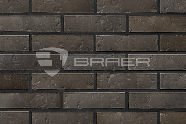 Кирпич керамический лицевой с утолщенной стенкой BRAER  MAX,  Нуар, терра 1 НФ в Тюмени