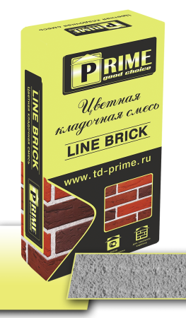 Prime Цветная кладочная смесь Line Brick "Wasser" Жемчужная, 25 кг