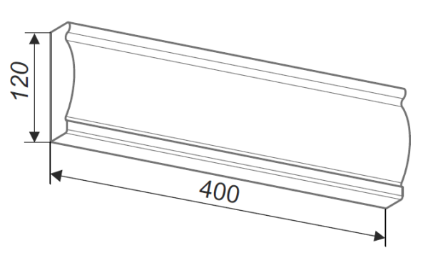 Наличник прямой арт АН2 – купить по низкой цене в Тюмени в интернет-магазине Стройснаб Наличник прямой арт АН2 в Тюмени