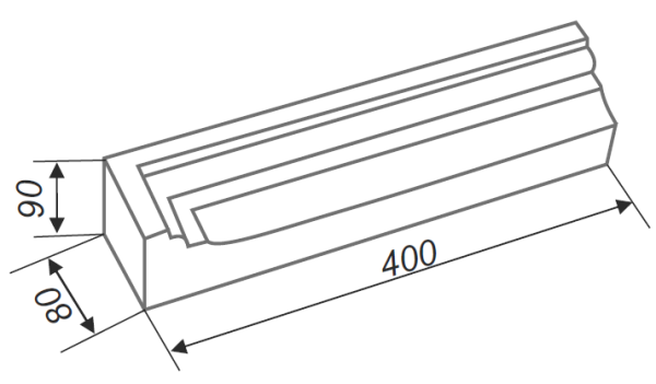 Наличник угловой левый арт. АН1-Л в Тюмени