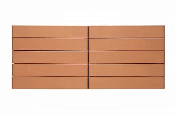 Кирпич керамический лицевой ЖКЗ крафт ригельный в Тюмени