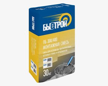 Пескобетон Быстрой ПБ300 М300 30кг – купить по низкой цене в Тюмени в интернет-магазине Стройснаб Пескобетон Быстрой ПБ300 М300 30кг