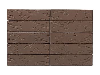 Кирпич керамический лицевой ЖКЗ тёмно-коричневый рустик 1 НФ – купить по низкой цене в Тюмени в интернет-магазине Стройснаб Кирпич керамический лицевой ЖКЗ тёмно-коричневый рустик 1 НФ в Тюмени
