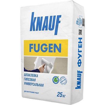 Шпаклевка гипсовая Фуген ГК 25кг KNAUF Шпаклевка гипсовая Фуген ГК 25кг KNAUF