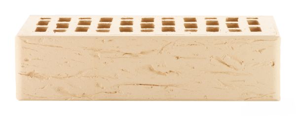 Кирпич керамический ЛСР одинарный бежевый рустик в Тюмени