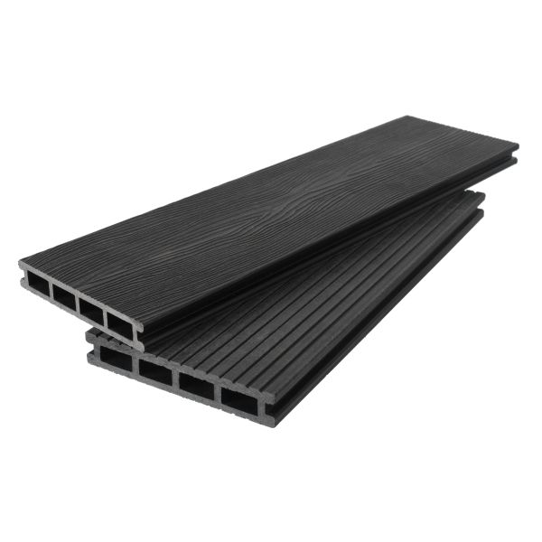 Террасная доска AIWOOD 140*22 брашированная двусторонняя (текстура 3D+3D), Антраци – купить по низкой цене в Тюмени в интернет-магазине Стройснаб Террасная доска AIWOOD 140*22 брашированная двусторонняя (текстура 3D+3D), Антраци