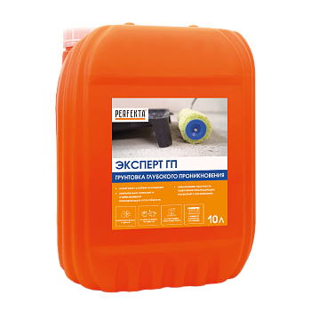 PERFEKTA Грунтовка Эксперт Глубокого проникновения, 10 л – купить по низкой цене в Тюмени в интернет-магазине Стройснаб PERFEKTA Грунтовка Эксперт Глубокого проникновения, 10 л