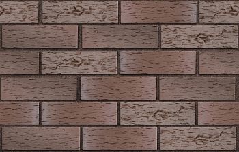 Клинкер фасадный ЛСР 0,71 НФ темно-терракотовый "Брюгге" береста  в Тюмени