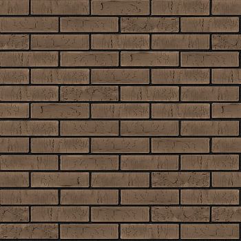 Кирпич керамический лицевой ЖКЗ тёмно-коричневый скала 1,4 НФ в Тюмени