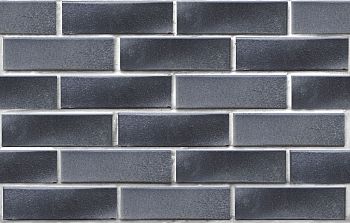 Клинкер фасадный ЛСР 0,71 НФ чёрно-серебристый Берген в Тюмени