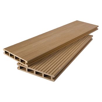 Террасная доска AIWOOD 140*22 брашированная двусторонняя (текстура 3D+3D), Оре