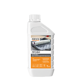PERFEKTA Грунтовка высококонцентрированная Профи, 1 л – купить по низкой цене в Тюмени в интернет-магазине Стройснаб PERFEKTA Грунтовка высококонцентрированная Профи, 1 л