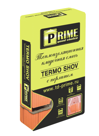 Prime Теплоизоляционный кладочный раствор Termo Shov 6130, 20 кг в Тюмени