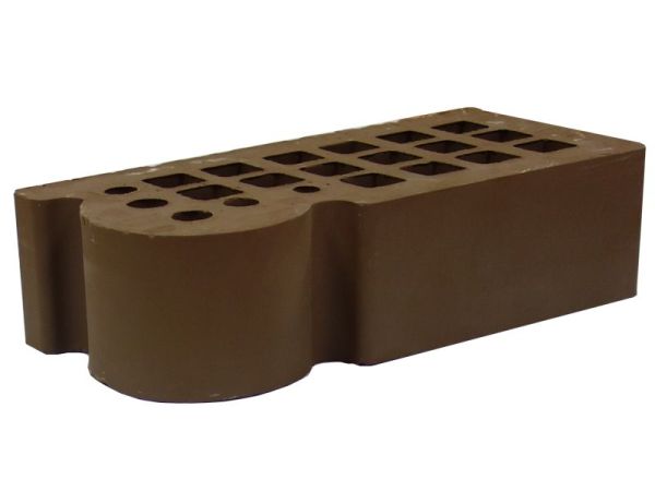 Кирпич керамический лицевой ЖКЗ темно-коричневый гладкий КФ-3 фигурный 1,4 НФ – купить по низкой цене в Тюмени в интернет-магазине Стройснаб Кирпич керамический лицевой ЖКЗ темно-коричневый гладкий КФ-3 фигурный 1,4 НФ в Тюмени