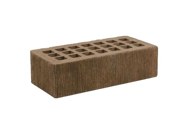 Кирпич керамический лицевой ЖКЗ тёмно-коричневый бархат 1 НФ в Тюмени