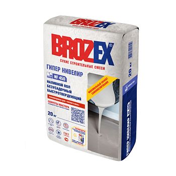 Ровнитель для пола NF-450 Гипер Нивелир BROZEX 20кг Ровнитель для пола NF-450 Гипер Нивелир BROZEX 20кг