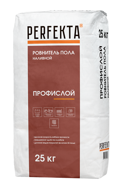 PERFEKTA Ровнитель наливной высокопрочный Профислой МН, 25 кг