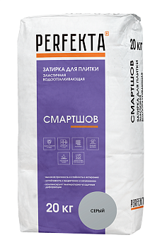 PERFEKTA Затирка эластичная водоотталкивающая Смартшов серый, 20 кг – купить по низкой цене в Тюмени в интернет-магазине Стройснаб PERFEKTA Затирка эластичная водоотталкивающая Смартшов серый, 20 кг