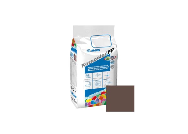 Затирка швов Mapei Keracolor FF №144 5кг Шоколад – купить по низкой цене в Тюмени в интернет-магазине Стройснаб Затирка швов Mapei Keracolor FF №144 5кг Шоколад